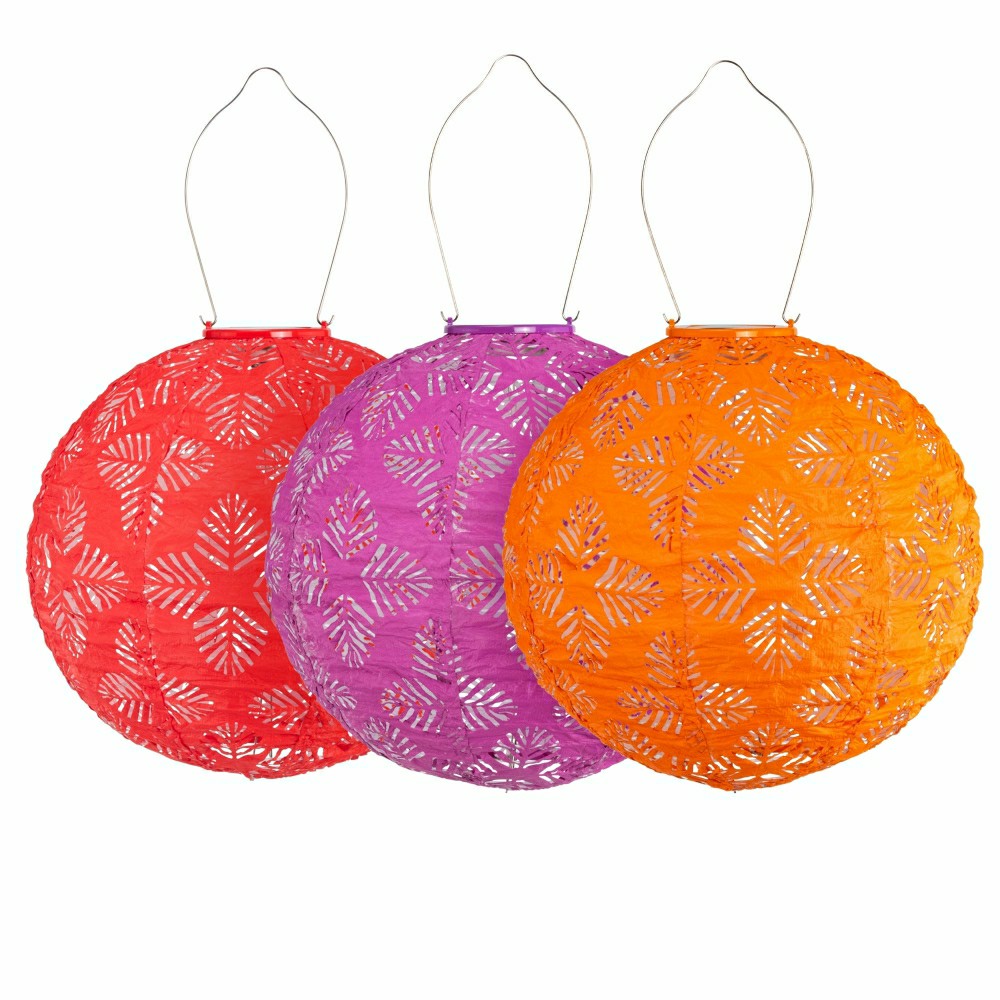 Plow & Hearth Soji Stella Brights Solar Lantern Set of 3