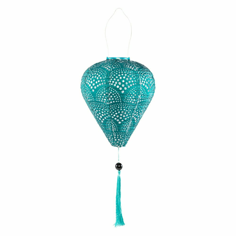 Plow & Hearth Soji Stella - Tassel Balloon - 10" Solar Lantern