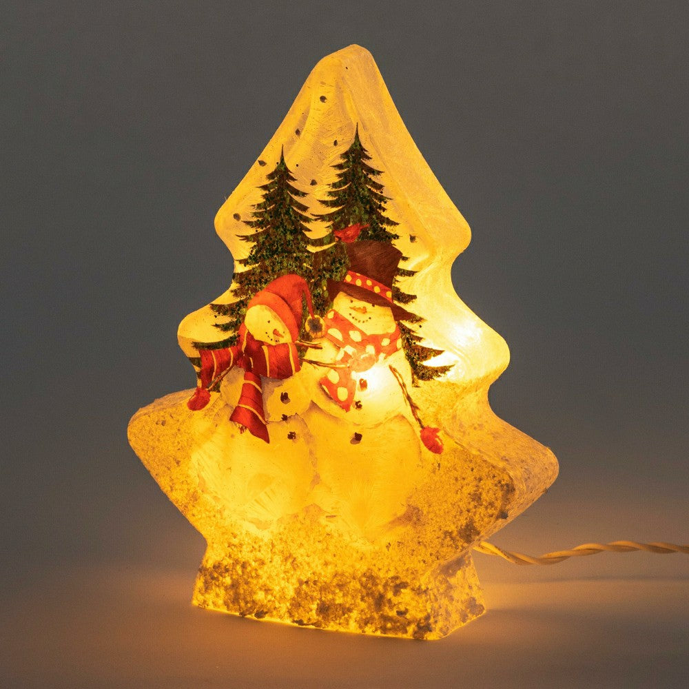 Plow & Hearth Snowmen Tabletop Accent Light