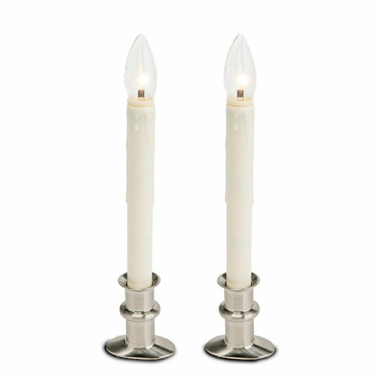 Plow & Hearth Adjustable Window Hugger Candles, Set of 2