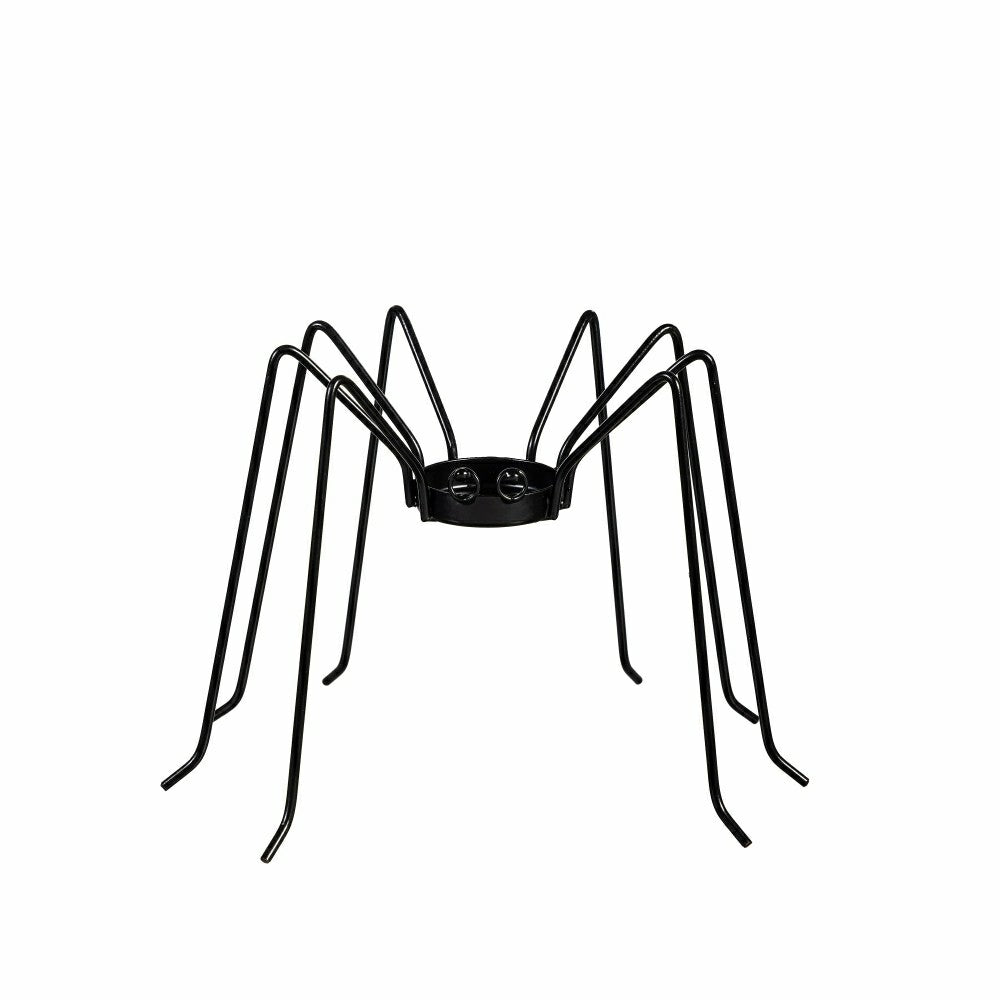 Plow & Hearth Haunted House Spider Metal Candle Holder Set