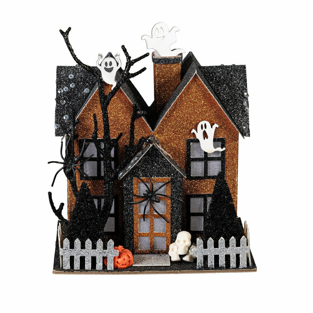 Plow & Hearth Haunted House LED Table Décor, 8.25"H