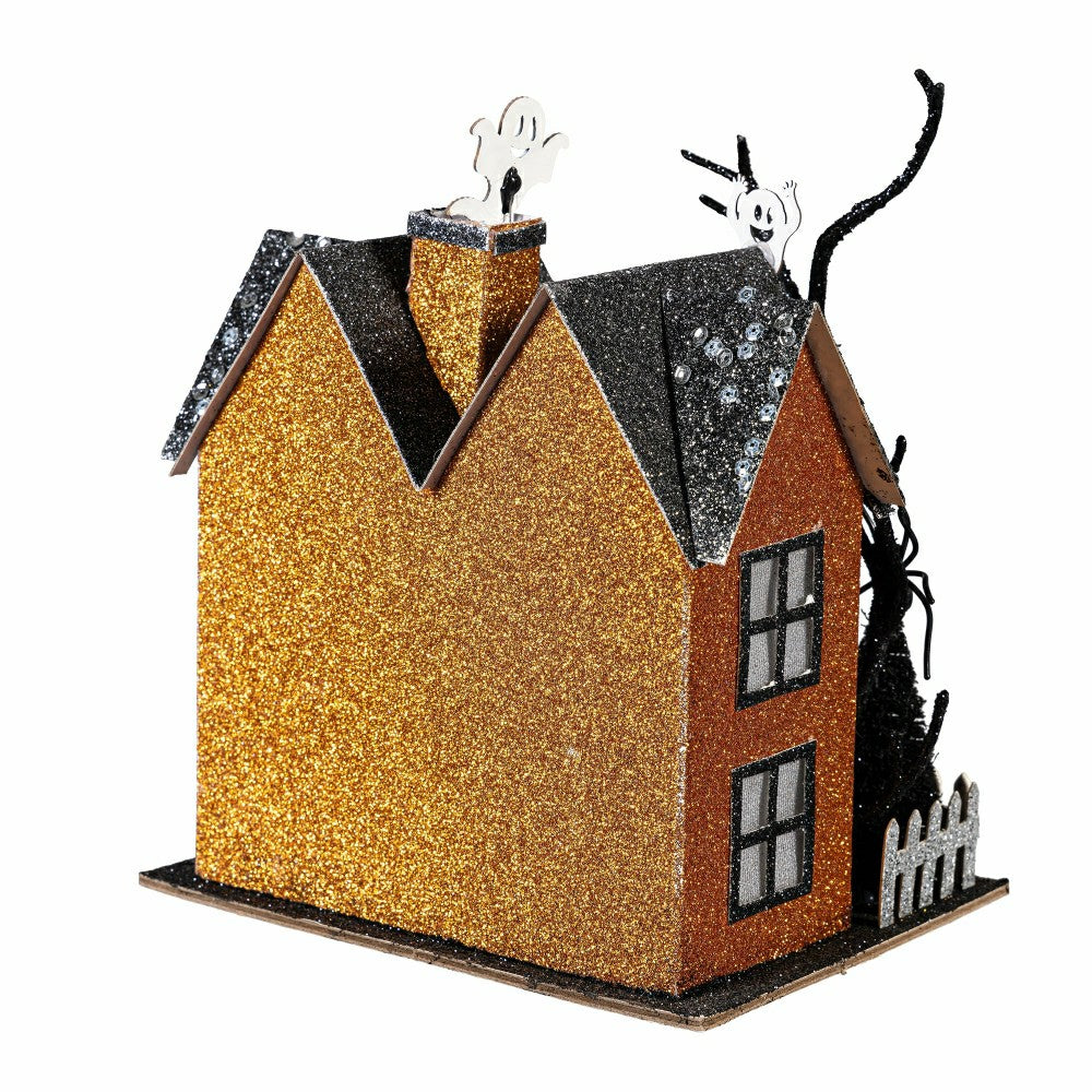 Plow & Hearth Haunted House LED Table Décor, 8.25"H