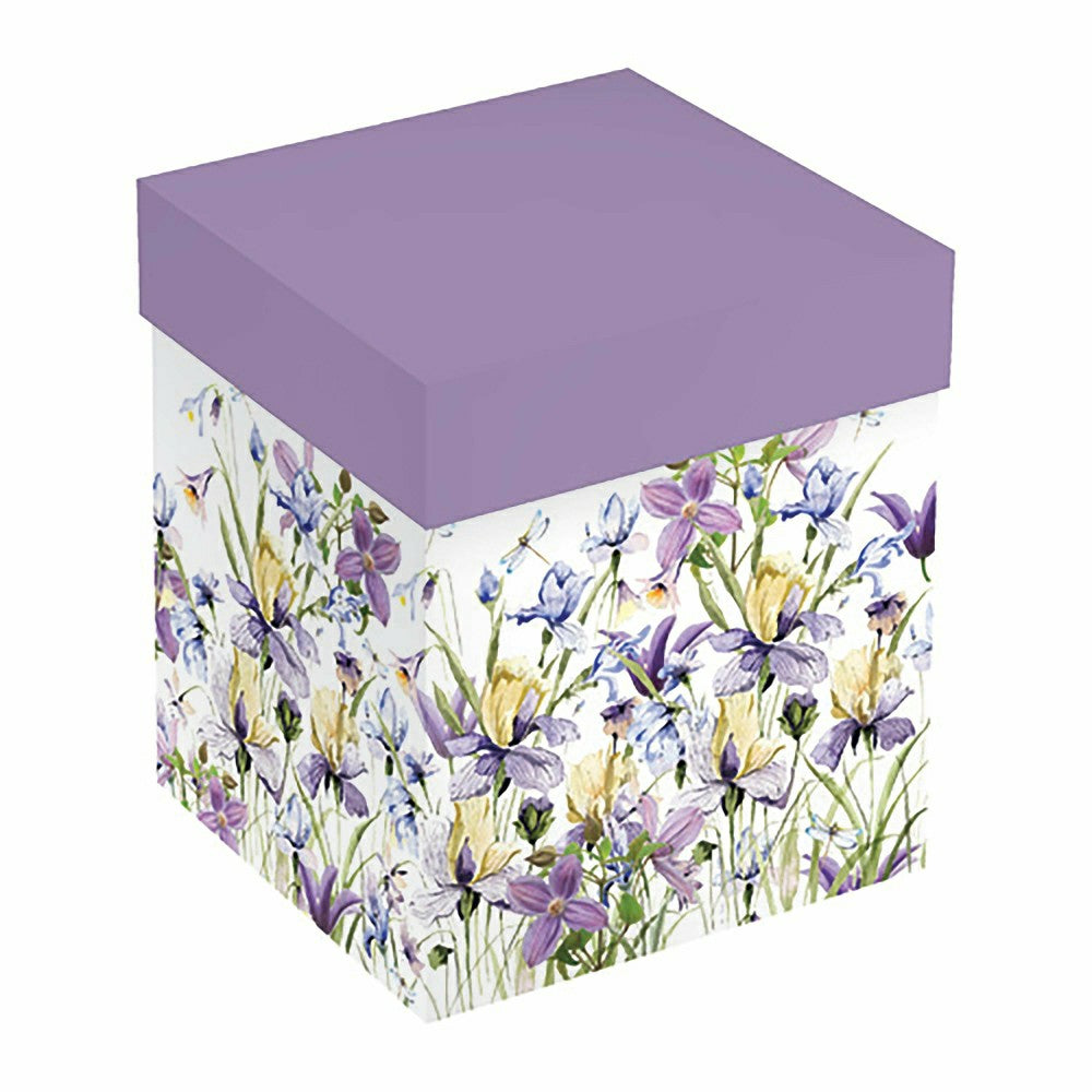 Plow & Hearth Golden Lilac Ceramic Cup O' Java, 17oz, Gift Box