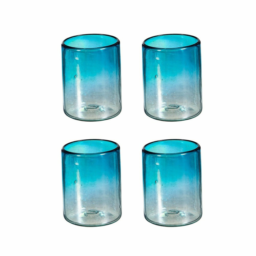 Plow & Hearth Bambeco Aqua Luster Tumbler, 12oz