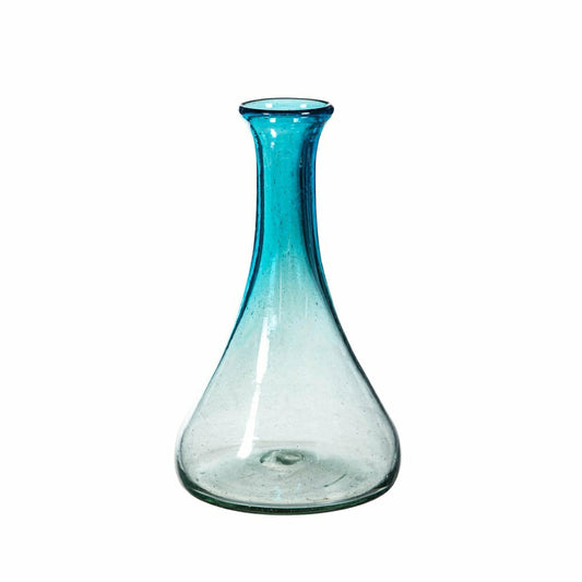 Plow & Hearth Bambeco Aqua Luster Wine Decanter, 36oz