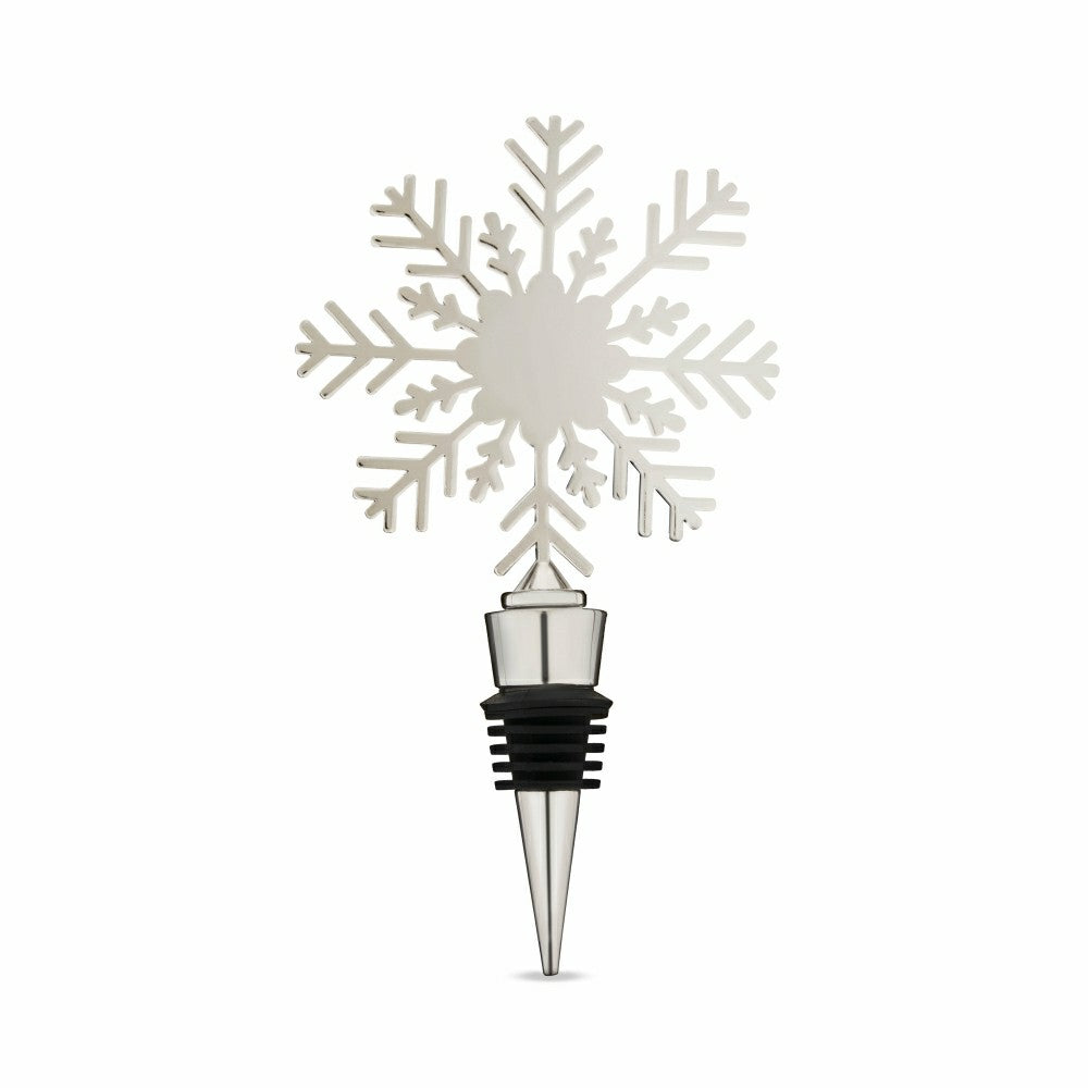 Plow & Hearth Holiday Snowflake Bottle Stopper
