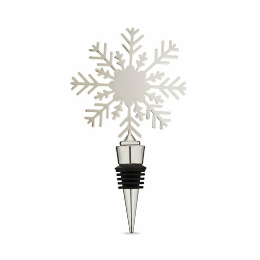 Plow & Hearth Holiday Snowflake Bottle Stopper