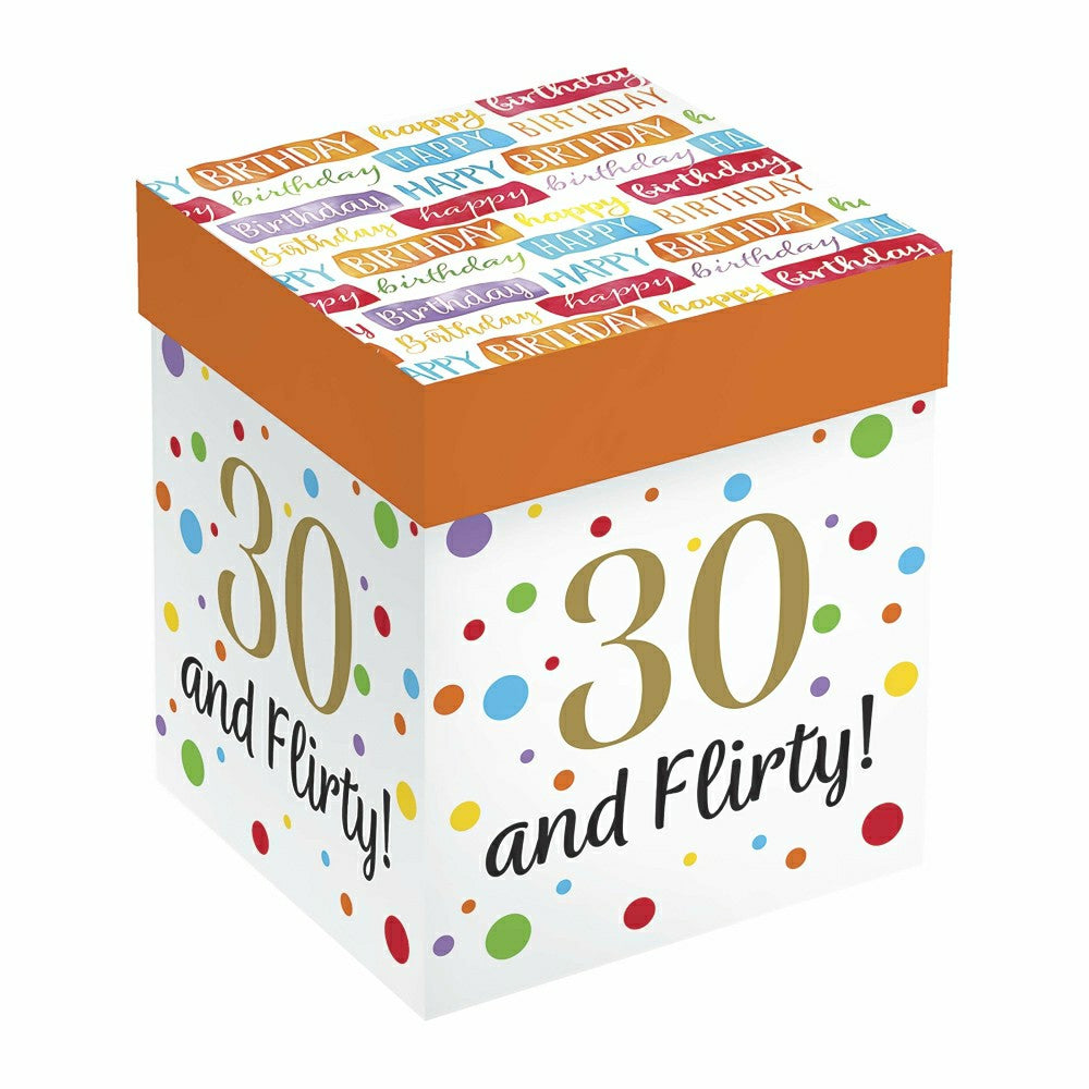 Plow & Hearth 30 and Flirty Stemless Glass, 17oz, Gift Box
