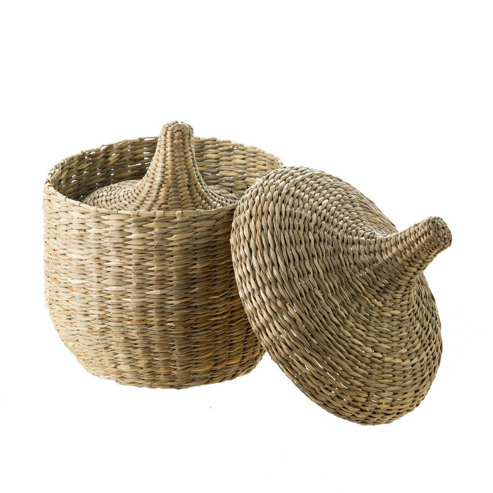 Plow & Hearth Nesting Acorn Baskets, Set of 2