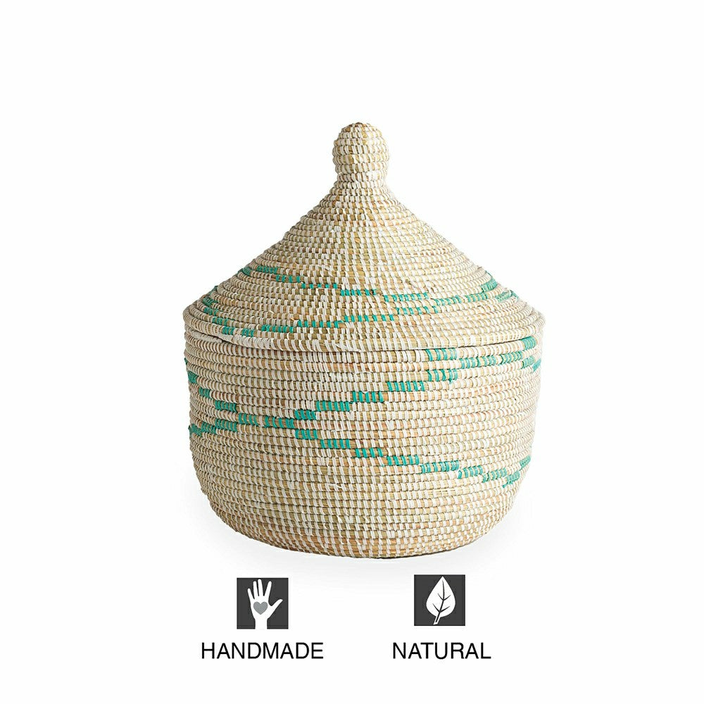 Plow & Hearth Senegalese Woven Warming Basket