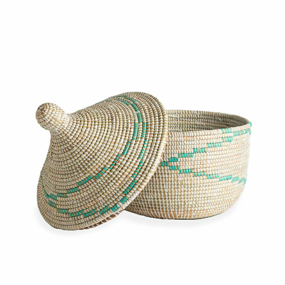 Plow & Hearth Senegalese Woven Warming Basket