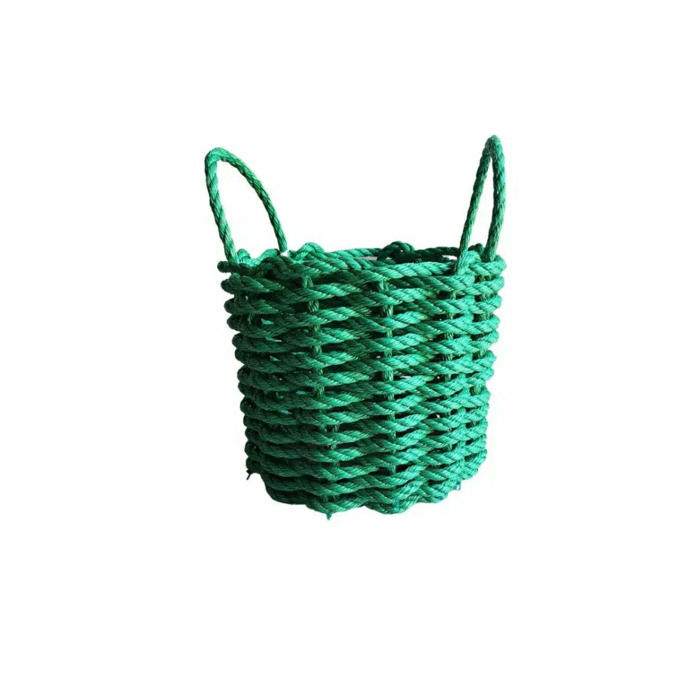 Plow & Hearth Solid, Single Color Maine Lobster Rope Basket, Handmade