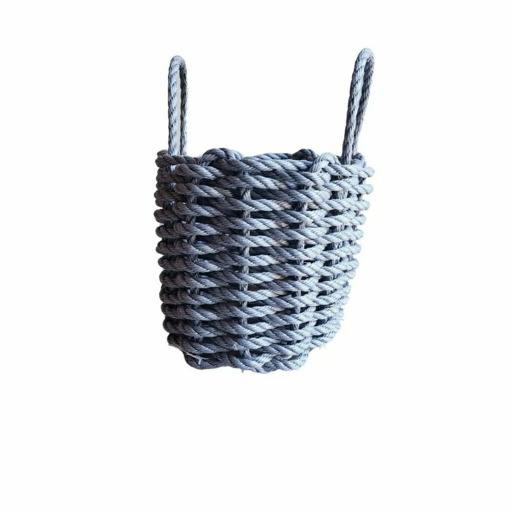 Plow & Hearth Solid, Single Color Maine Lobster Rope Basket, Handmade