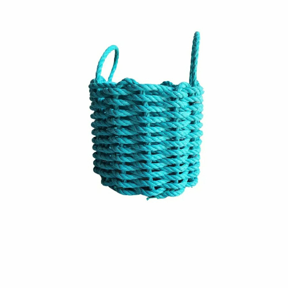 Plow & Hearth Solid, Single Color Maine Lobster Rope Basket, Handmade