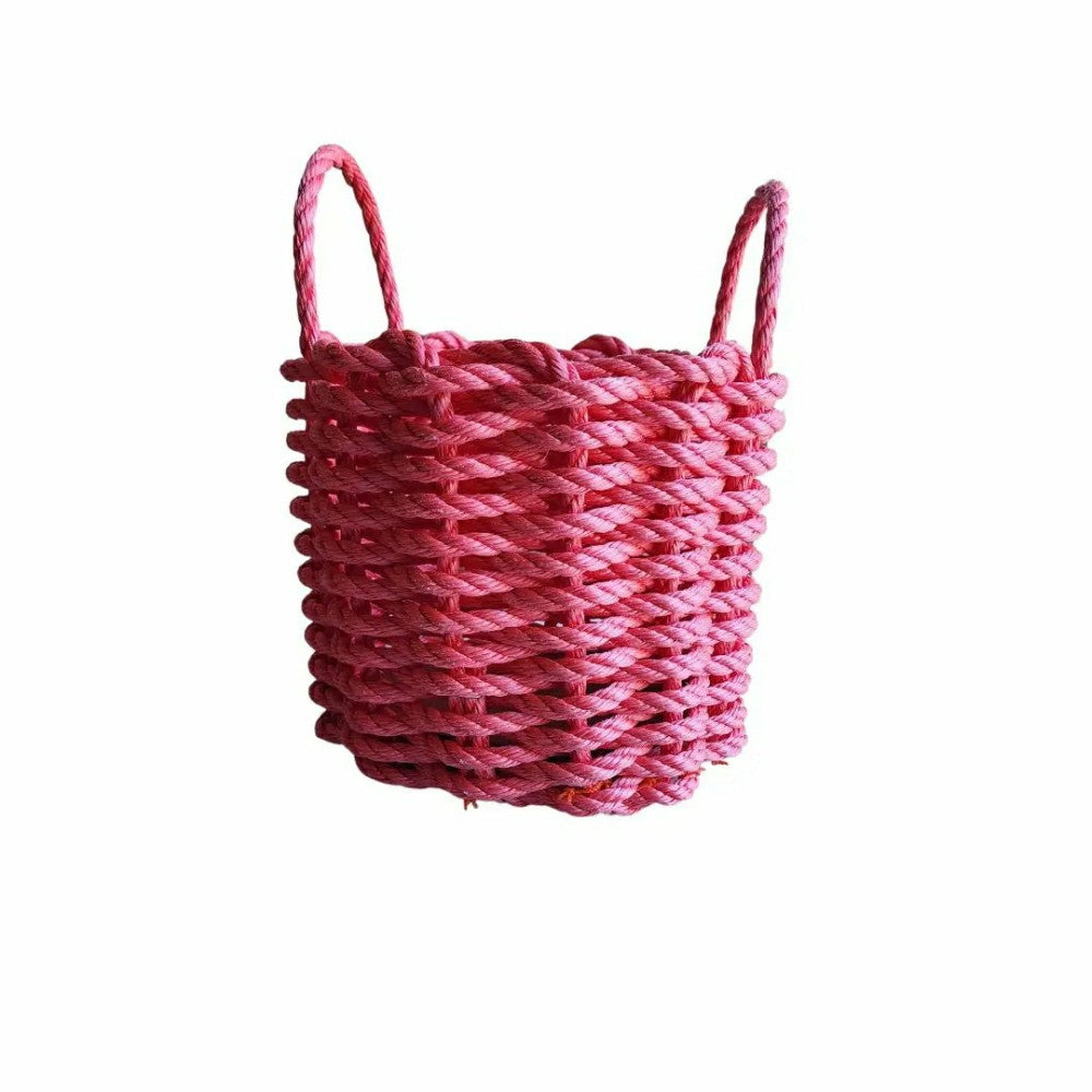 Plow & Hearth Solid, Single Color Maine Lobster Rope Basket, Handmade