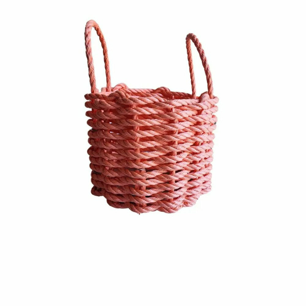 Plow & Hearth Solid, Single Color Maine Lobster Rope Basket, Handmade