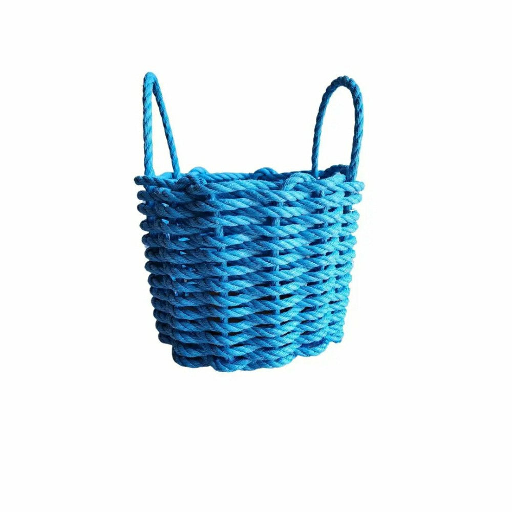 Plow & Hearth Solid, Single Color Maine Lobster Rope Basket, Handmade