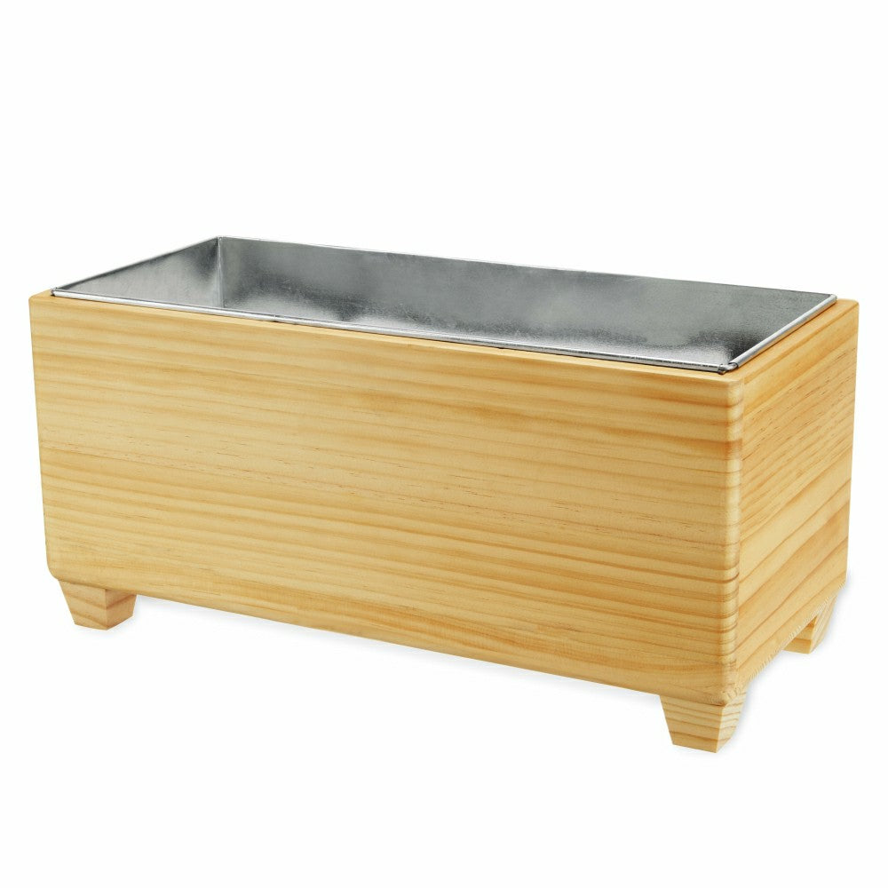 Plow & Hearth Wooden Beverage Tub