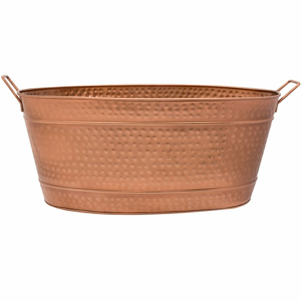 Plow & Hearth Oval Copper Plated Tub