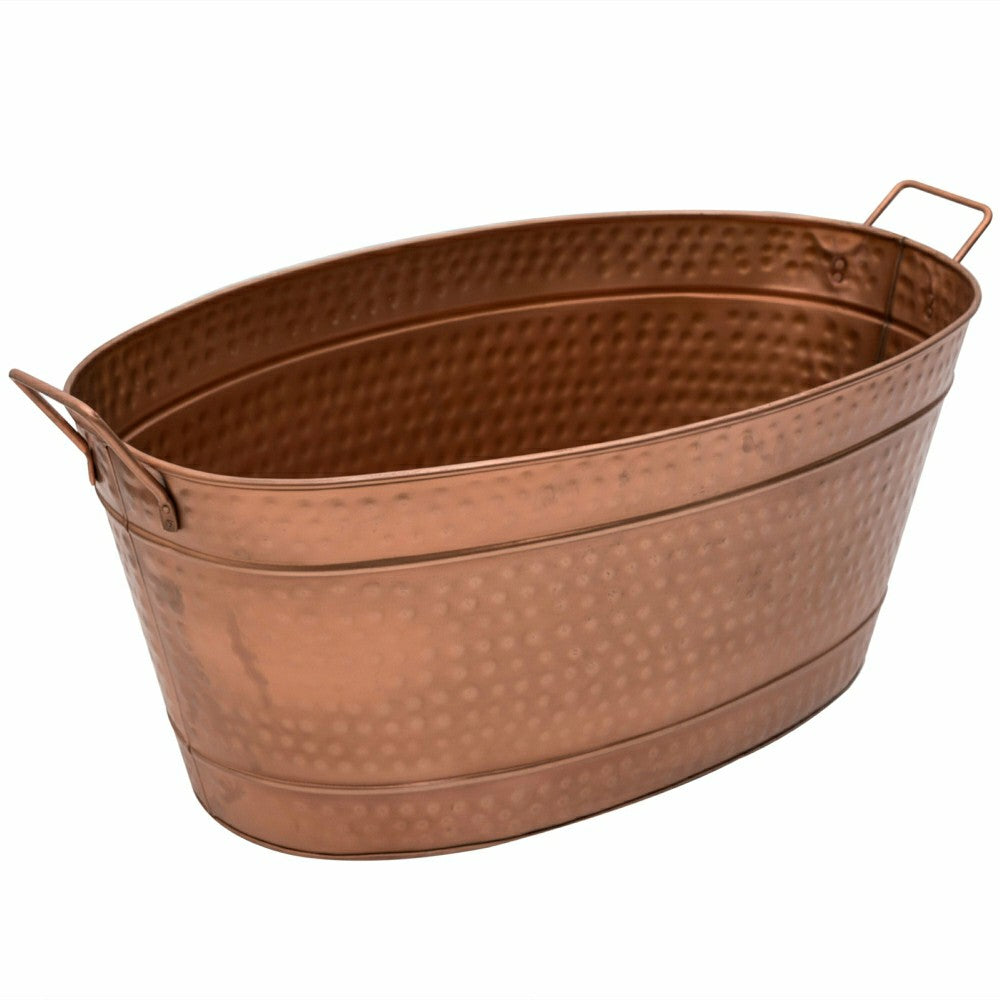 Plow & Hearth Oval Copper Plated Tub