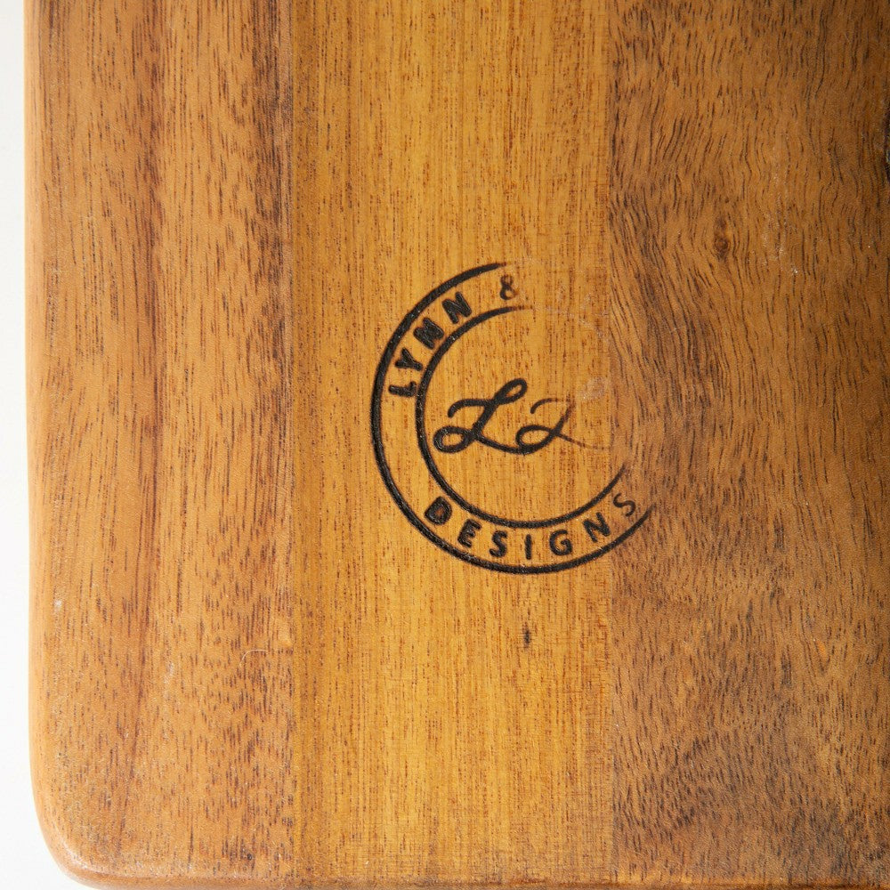 Plow & Hearth Acacia Wood & Resin Cutting Board