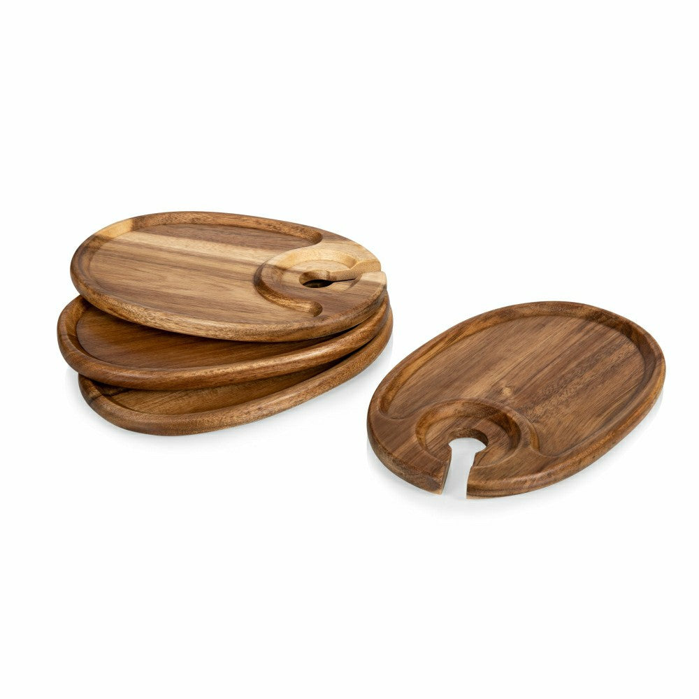 Plow & Hearth Wine Appetizer Plate Set Of 4
