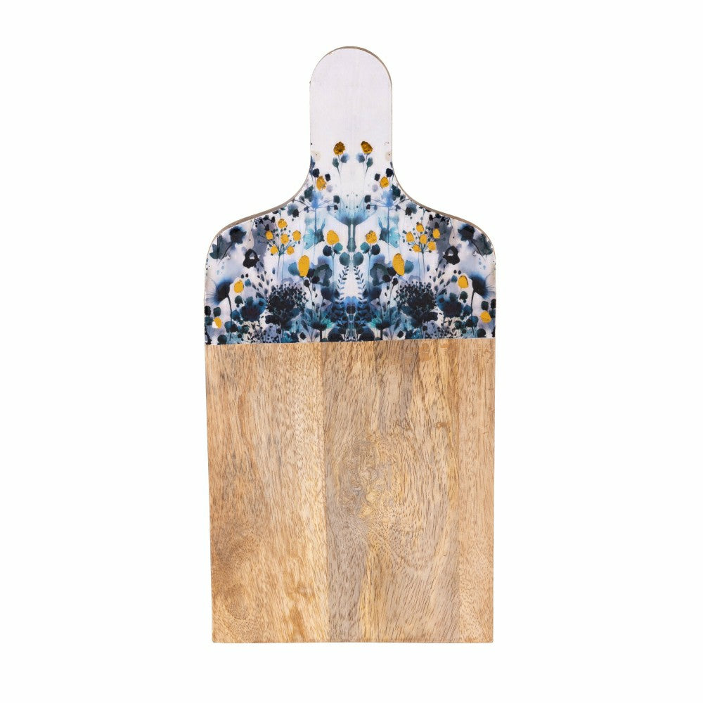 Plow & Hearth VivaStyle Gilded Meadow Wood Cutting Board