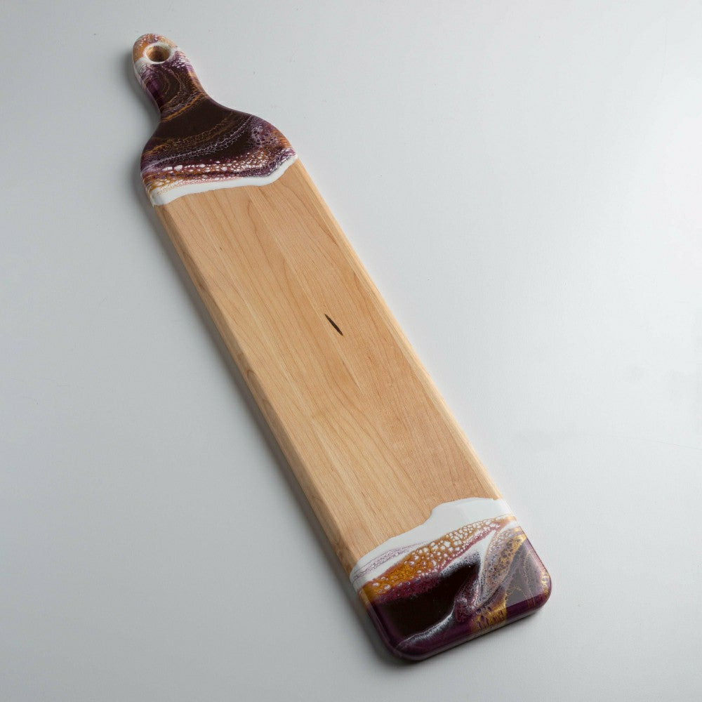 Plow & Hearth Eco-Resin Accented Baguette Board Charcuterie Tray