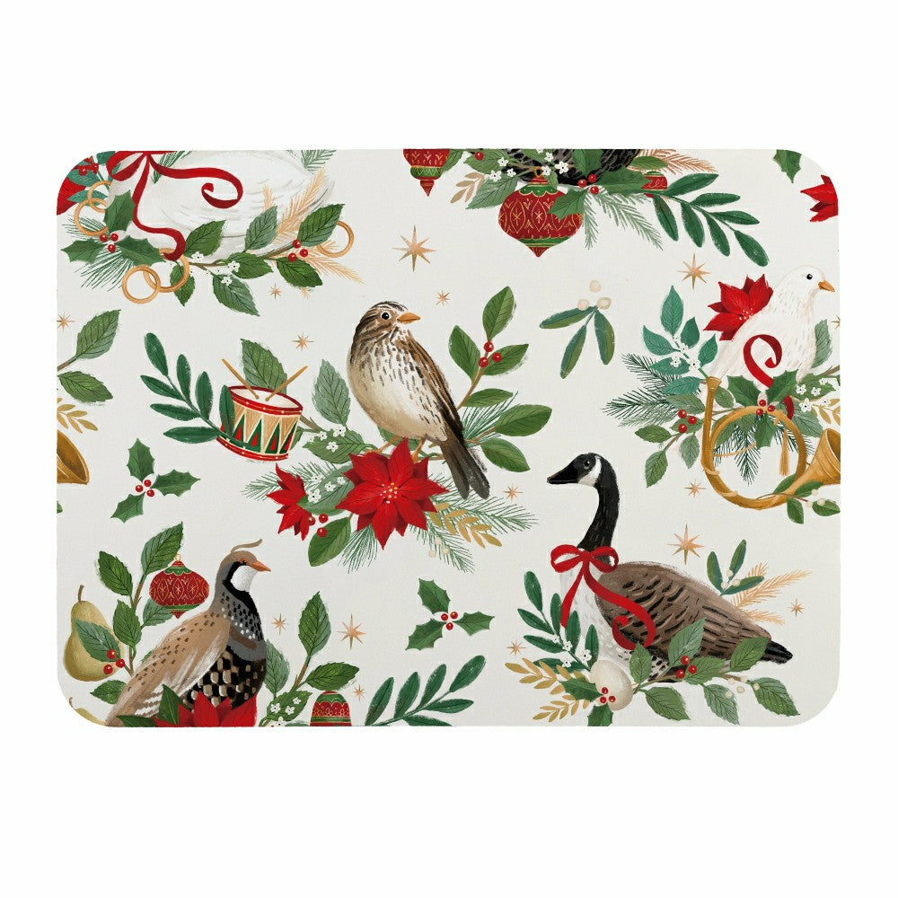 Plow & Hearth Drying Mat,Partridge,Bird,Goose, 20"x15"