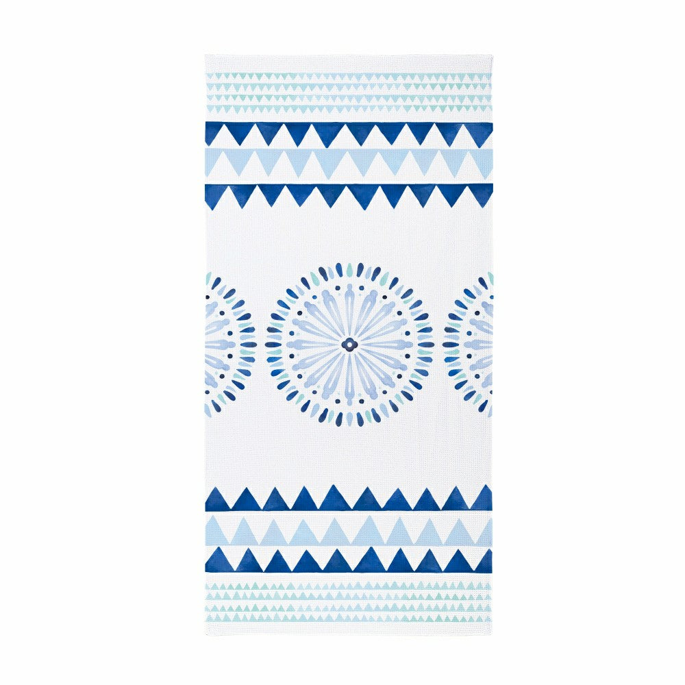 Plow & Hearth Seaside Retreat Towel Quick Dry Waffle Weave w/ Matching Carrying Case