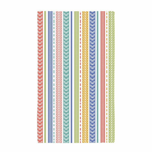 Plow & Hearth Hop Into Spring Kitchen Towel Quick Dry Waffle Weave Double-Sided, Blo