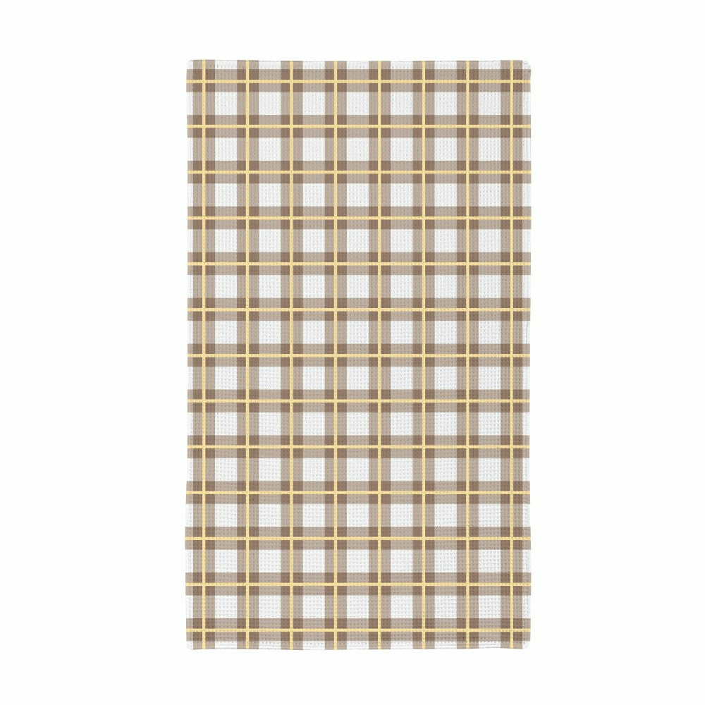 Plow & Hearth Hillside Pasture Kitchen Towel Quick Dry Waffle Weave Double-Sided, Fl