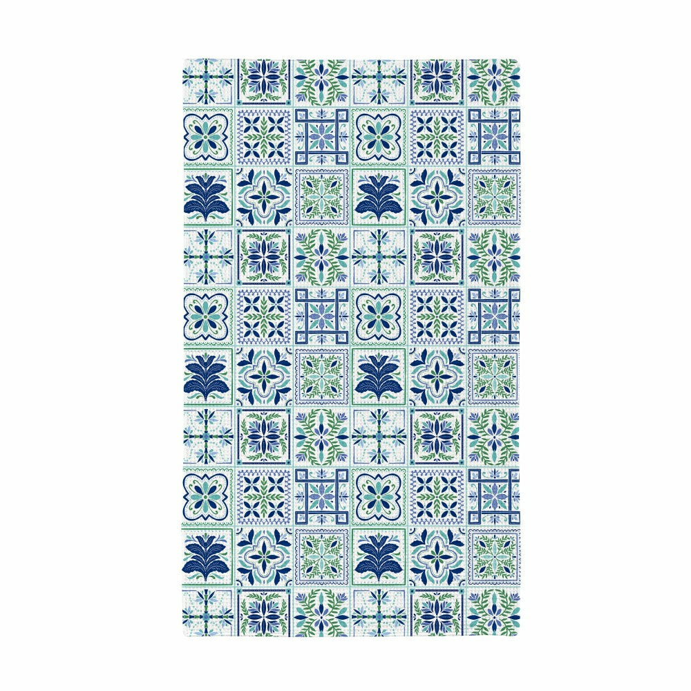 Plow & Hearth Seaside Retreat Kitchen Towel Quick Dry Waffle Weave Double-Sided, 30"