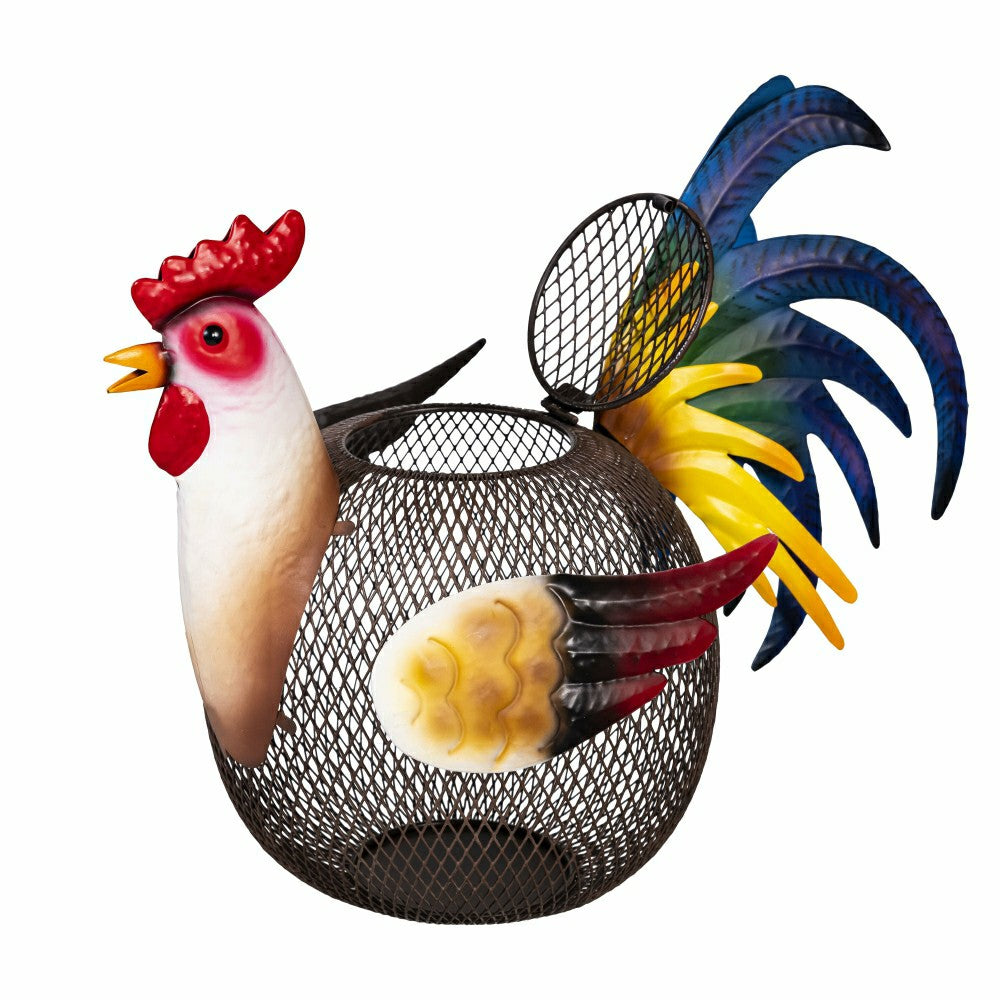 Plow & Hearth Hillside Pasture Barware Accessory Cork Collector, Farm Rooster