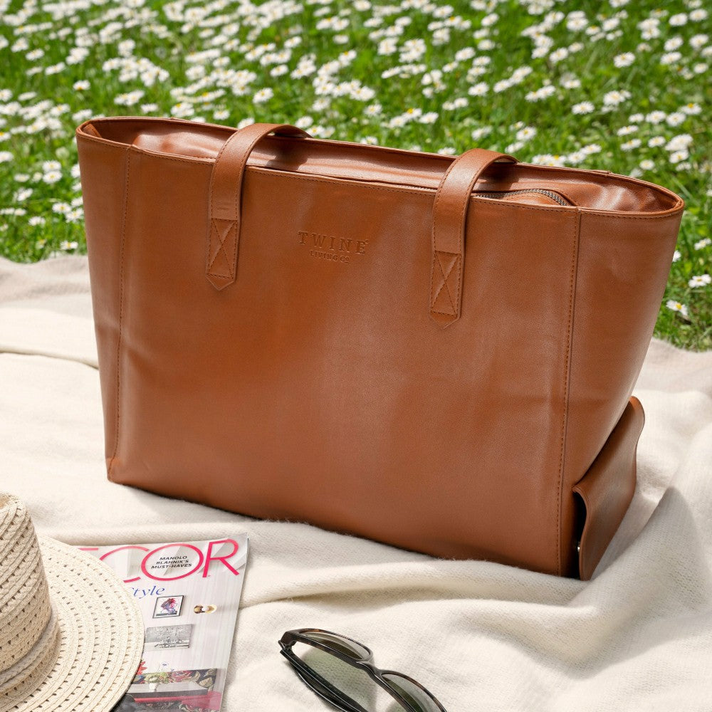 Plow & Hearth Insulated Wine Tote