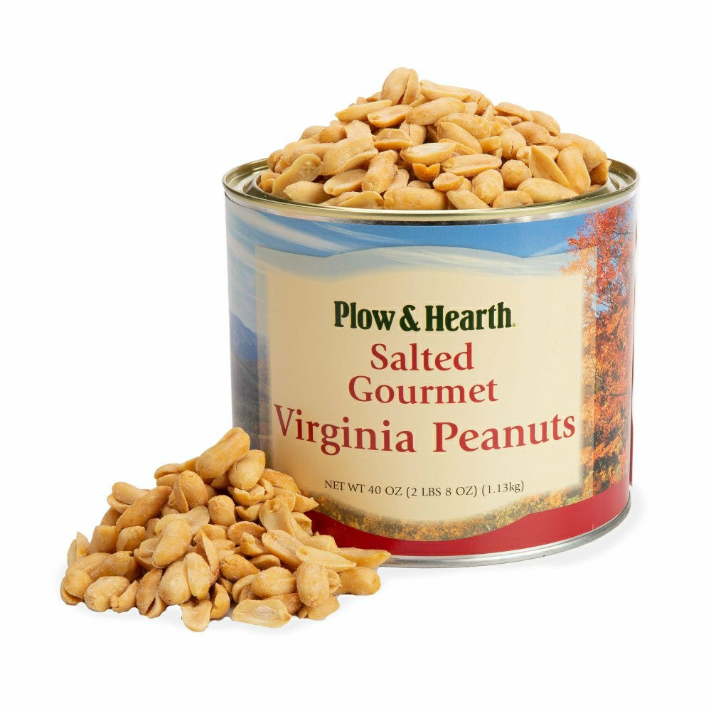 Plow & Hearth Extra Large Virginia Peanuts 40 oz. Tin