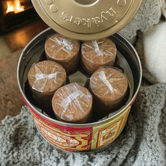 Plow & Hearth Nyakers Swedish Gingersnap Cookies In Gift Tin