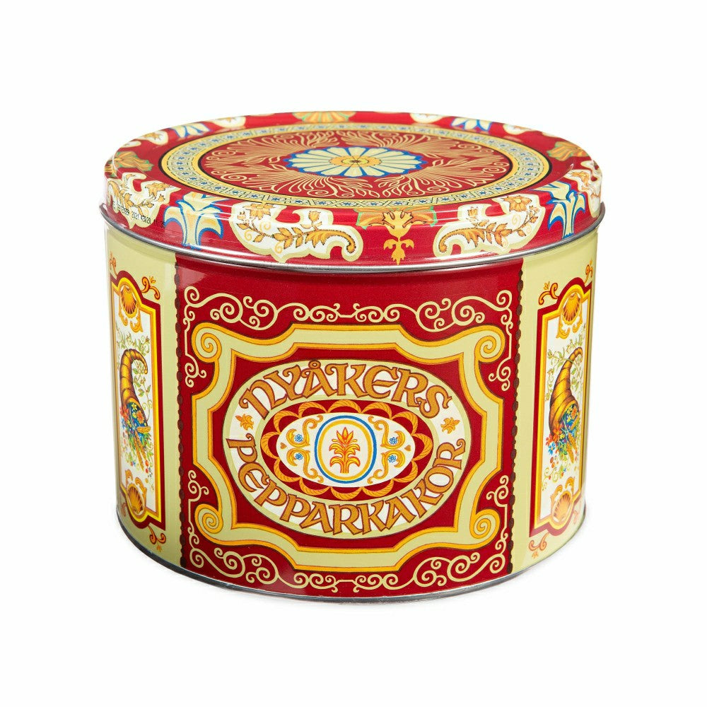 Plow & Hearth Nyakers Swedish Gingersnap Cookies In Gift Tin