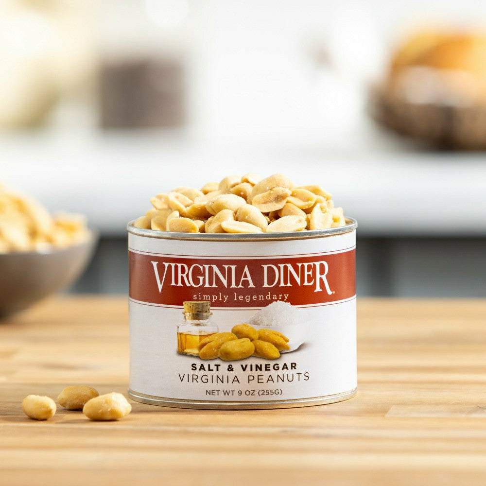 Plow & Hearth Virginia Diner 9 oz. Salt & Vinegar Peanuts