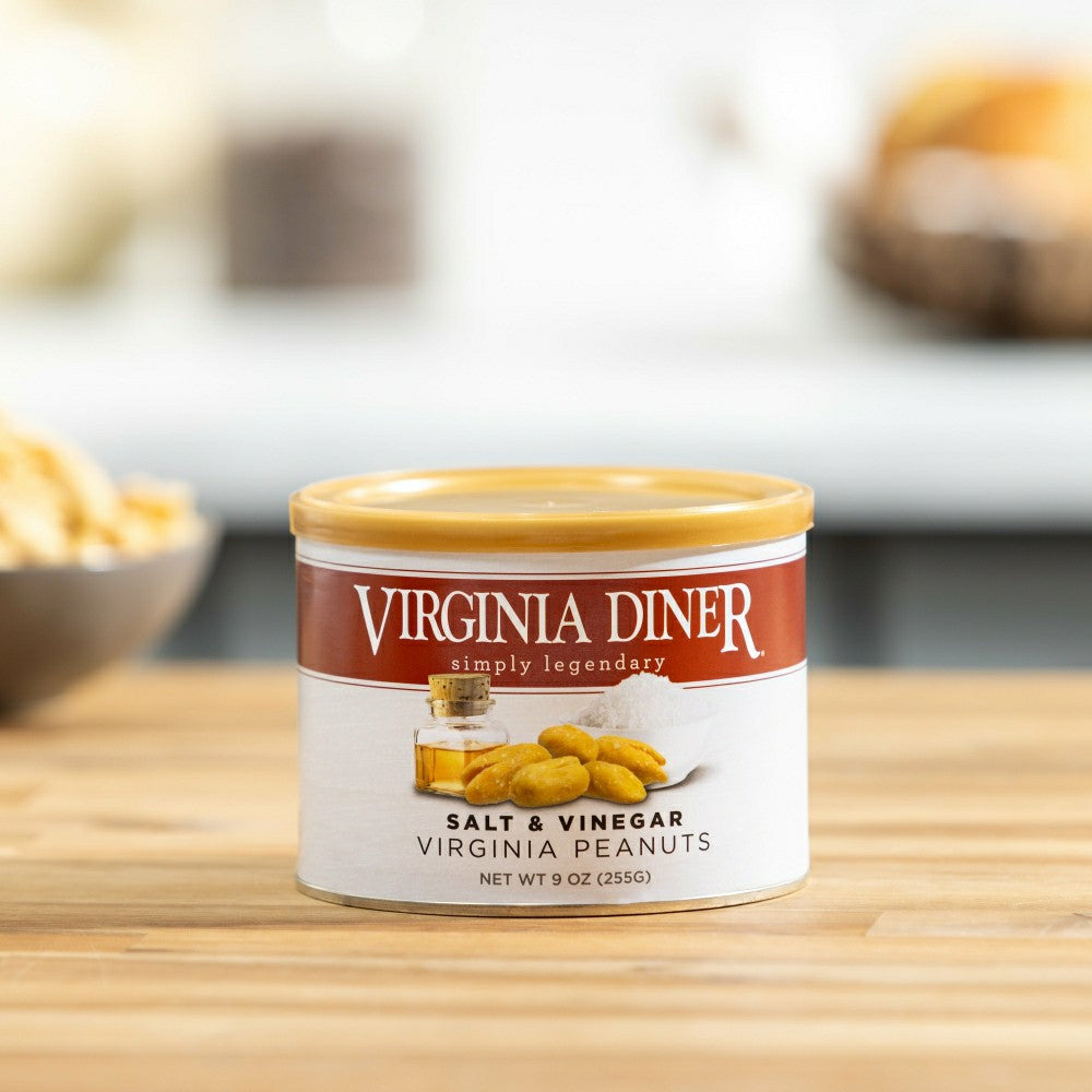 Plow & Hearth Virginia Diner 9 oz. Salt & Vinegar Peanuts
