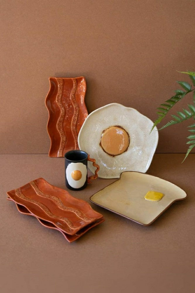 Plow & Hearth Ceramic Toast Platter