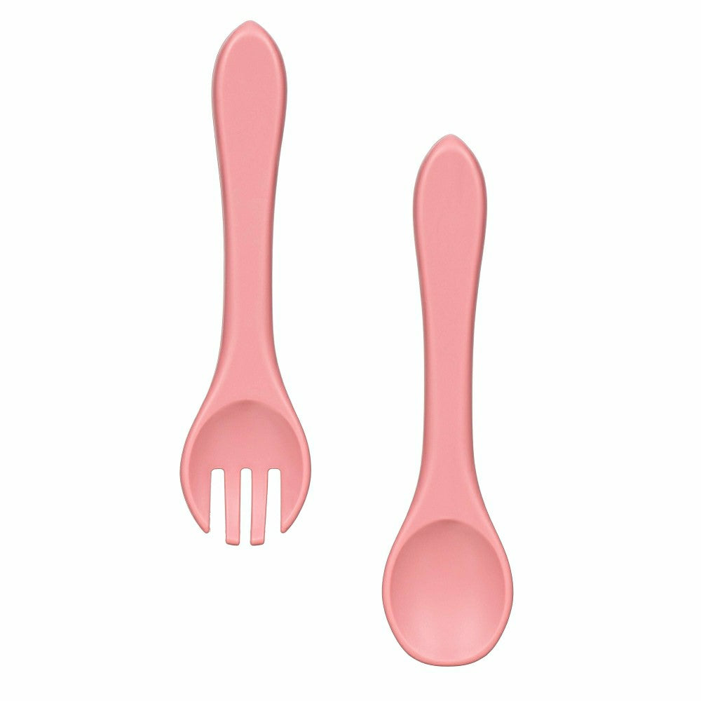 Plow & Hearth Owl Silicone Baby Feeding Set