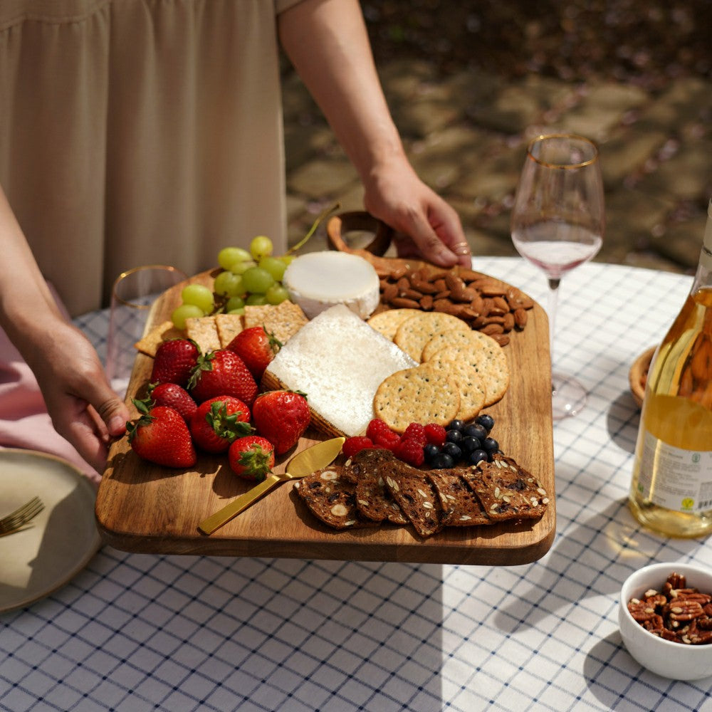 Plow & Hearth Large Acacia Serving Board