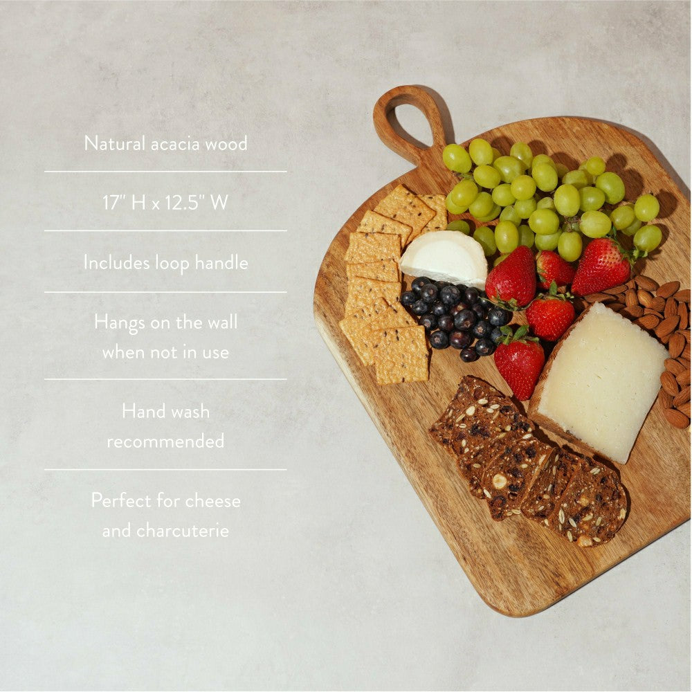 Plow & Hearth Large Acacia Serving Board