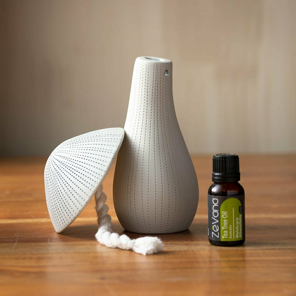 Plow & Hearth Ceramic Mushroom Diffuser, Large