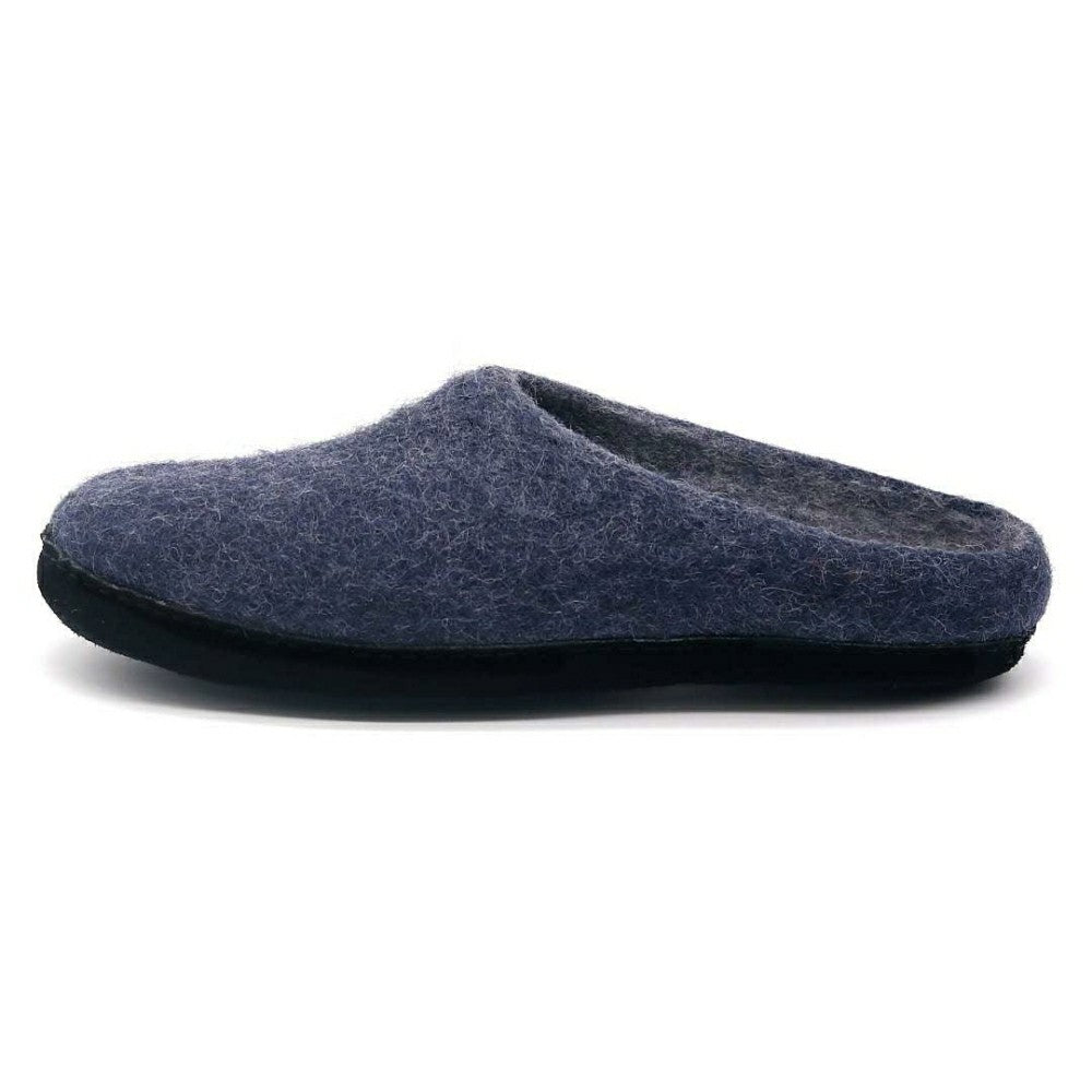 Plow & Hearth Womens Astoria Noir Wool House Slippers