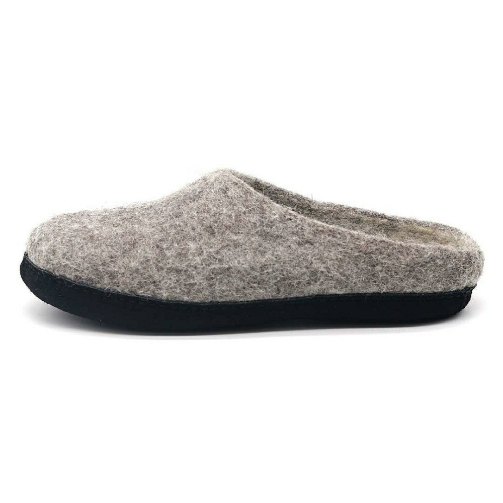 Plow & Hearth Womens Astoria Noir Wool House Slippers