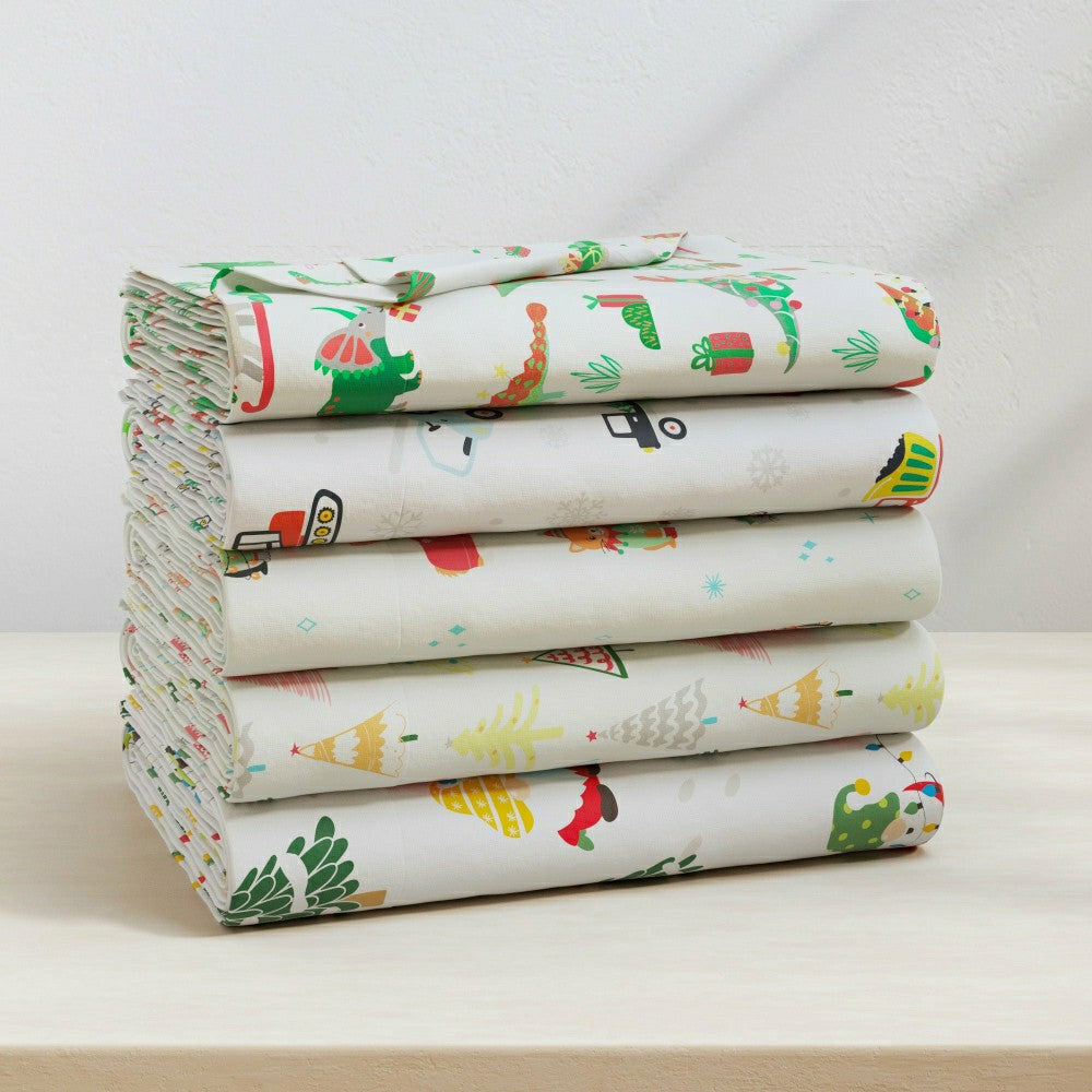 Plow & Hearth 4-Piece Turkish Cotton Flannel Sheet - Whittaker Collection