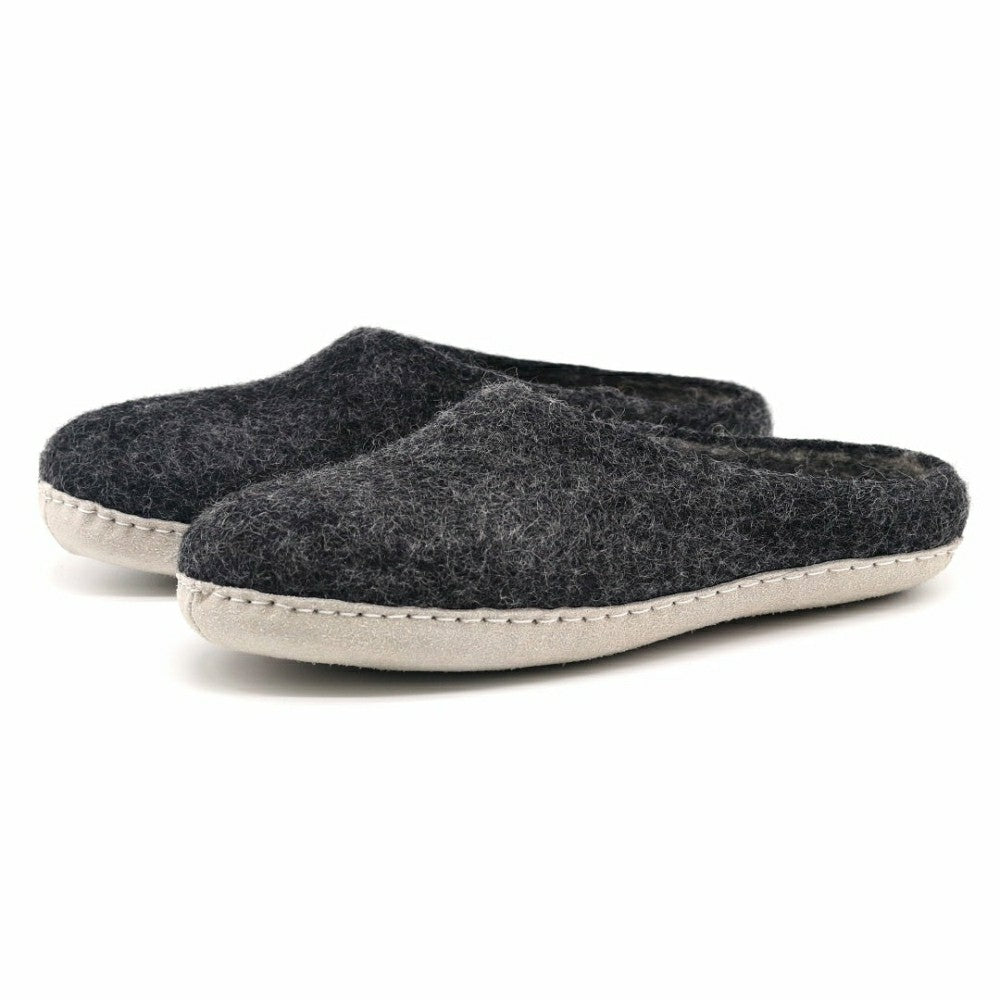 Plow & Hearth Womens Astoria Wool House Slippers